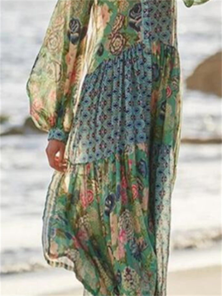 Bohemian Long Dress Beach Skirt