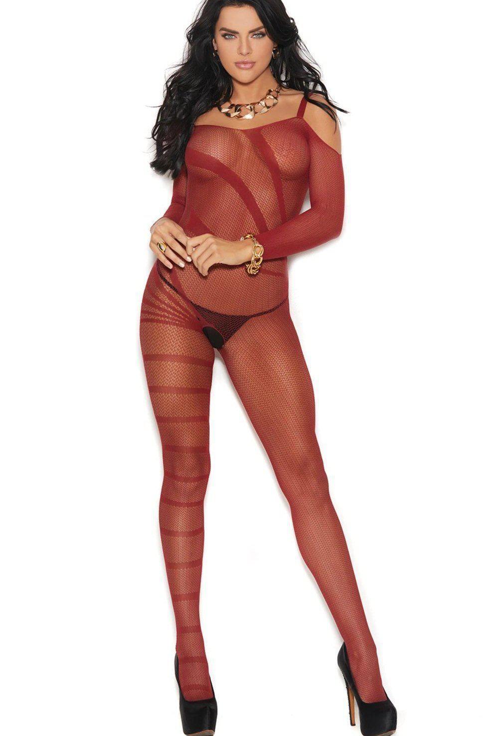 Cold Shoulder Bodystocking Areous