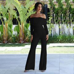 Mesh Patchwork Jumpsuit