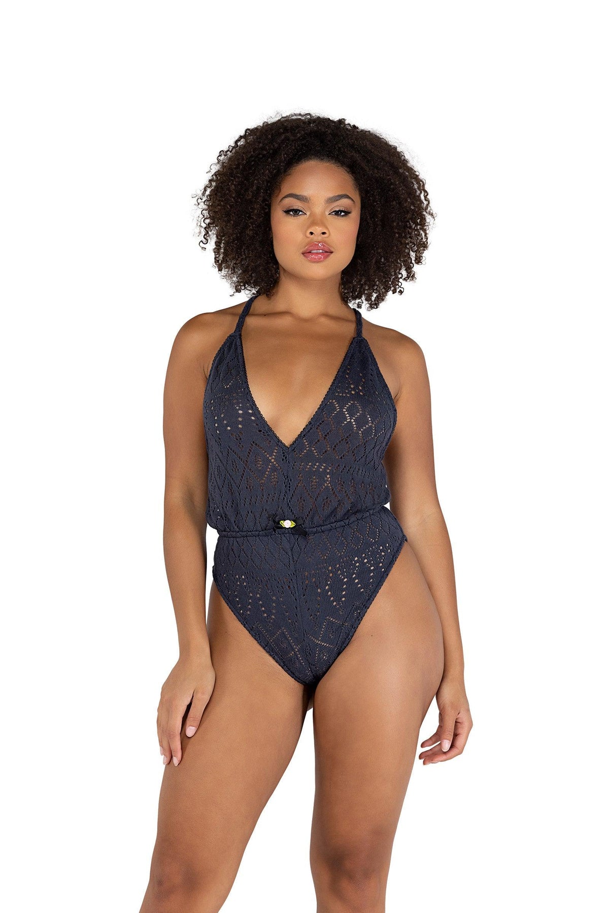 LI497 - Cozy Pointelle Romper Areous