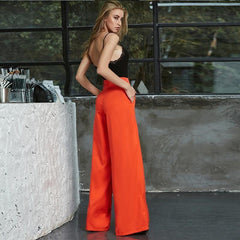 High Waist Bell Bottom Wide Leg Pants