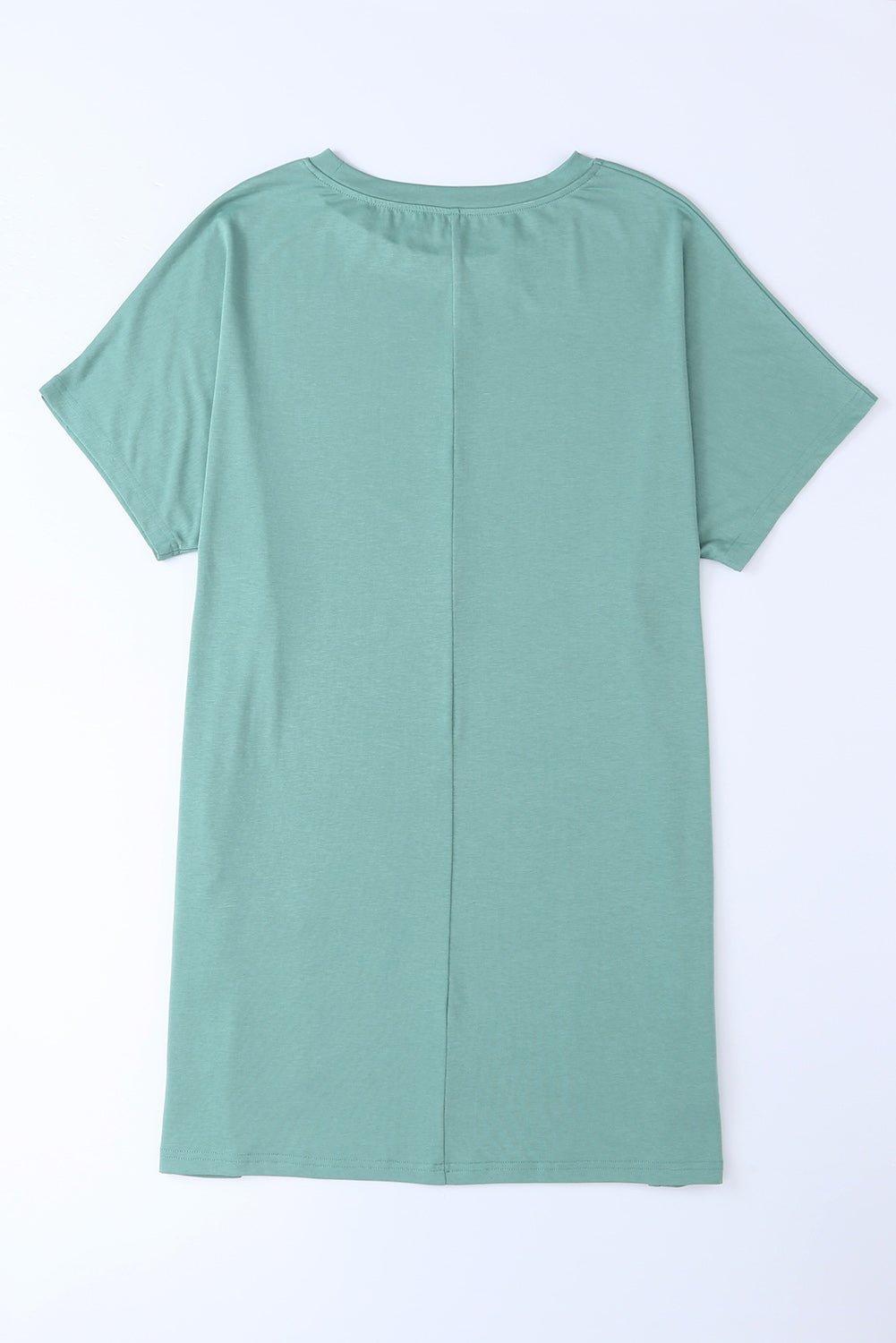 Side Pockets Short Sleeve Tunic Top