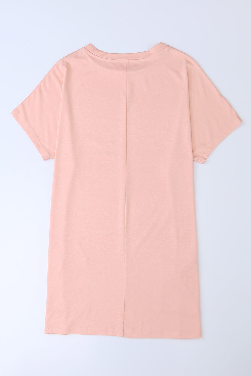 Side Pockets Short Sleeve Tunic Top