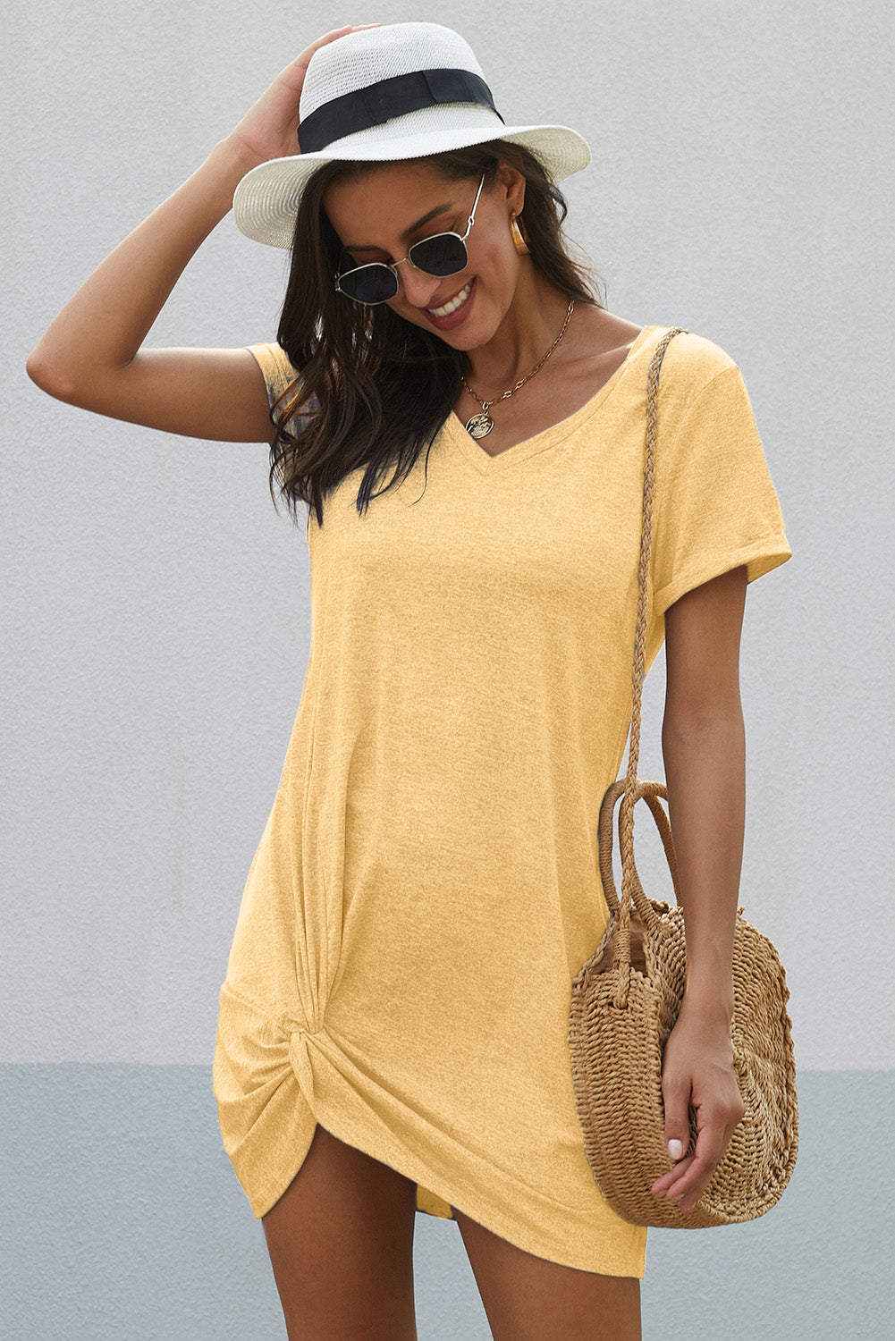 The Triblend Side Knot Dress