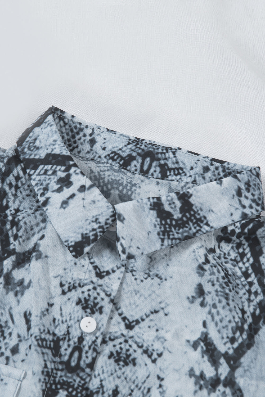 Wild Print Shirt With Pockets