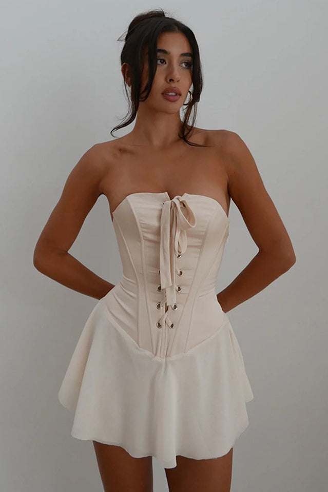 Jacqueline Strapless Corset Mini Dress