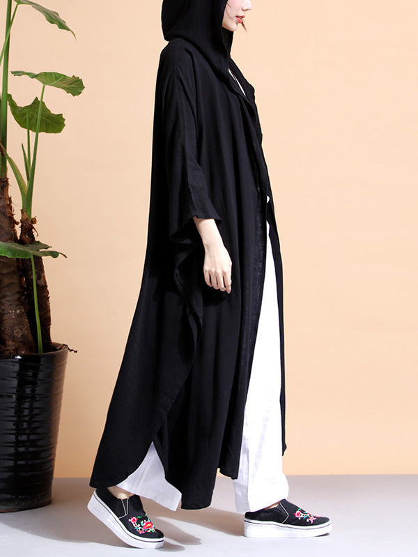 Batwing-sleeves Loose Cape Coat