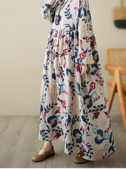 All Body Types Floral Smock Dress