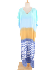 Never Look Back Rayon Stylish Kaftan Dress