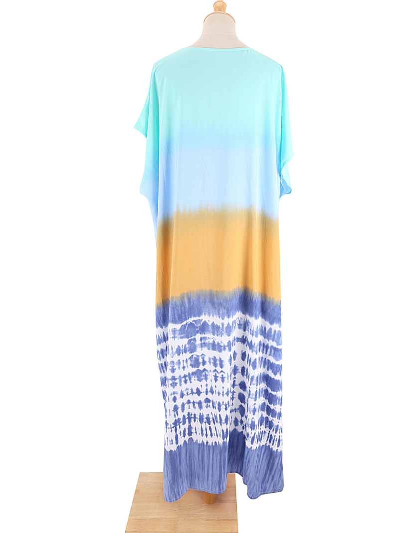 Never Look Back Rayon Stylish Kaftan Dress