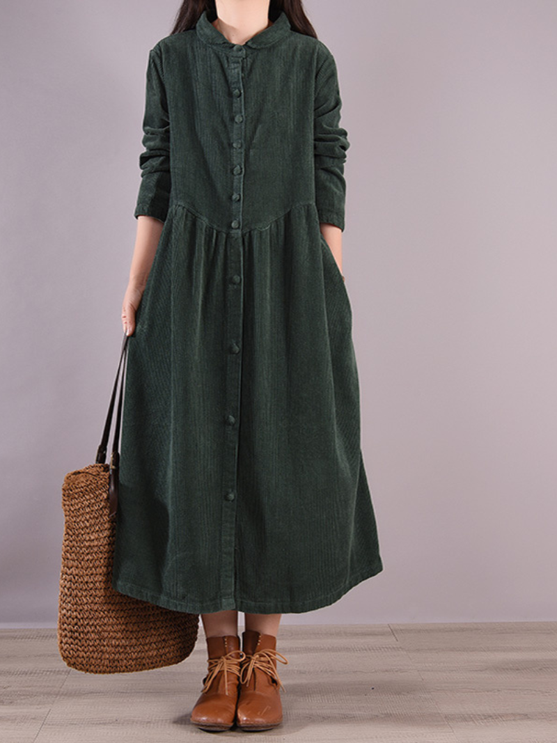 Casual Loose Midi Dress, Formal Button Midi Dress, Little Women Dresses, Midi Dresses