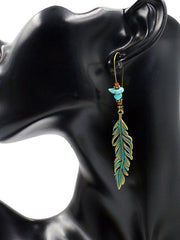 Sing of Wings Feather Earrings