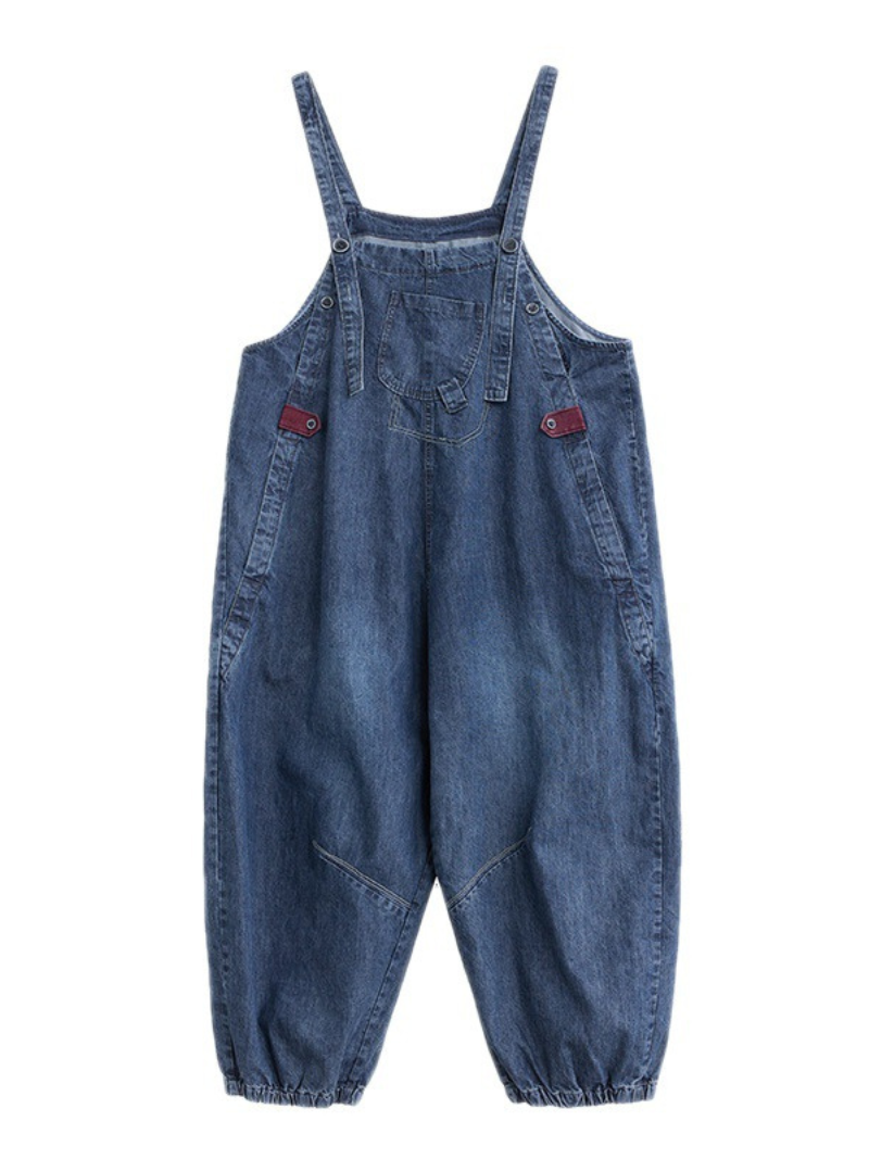 Women Denim Dungarees Stretch Skinny Fit Jumpsuit Denim Overalls for Women