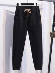 summer denim high waist loose trousers pants