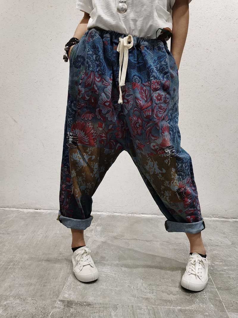 Act Of Love Drawstring Cotton Pant