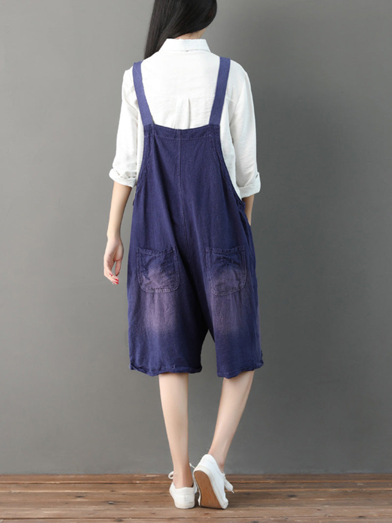 True Feelings of Colors Cotton Romper Overall Dungarees