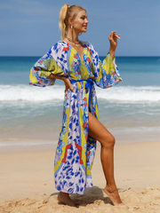 All You Need Women;s Cotton Multicolor Kimono Jacket