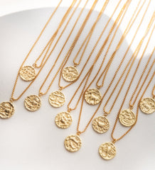 Zodiac Disc Necklace