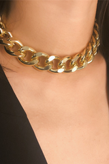 Brief Link Chain Collarbone Necklace