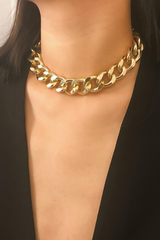 Brief Link Chain Collarbone Necklace