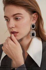 Dimond Dangle Earrings