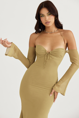 Naomi Halter Midi Dress