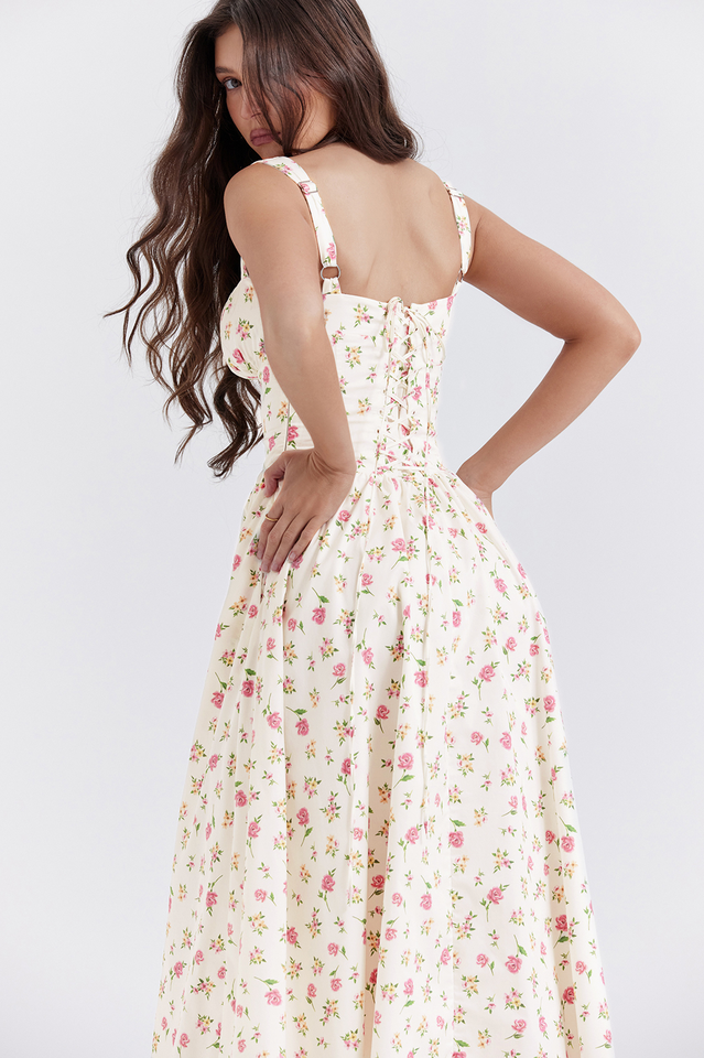 Tatiana Rose Print Midi Sundress