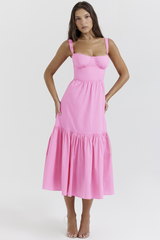 Elia French Pink Midi Sundress