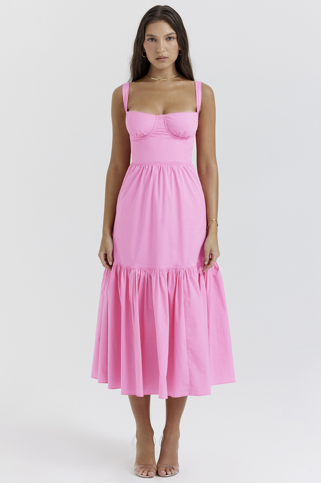 Elia French Pink Midi Sundress