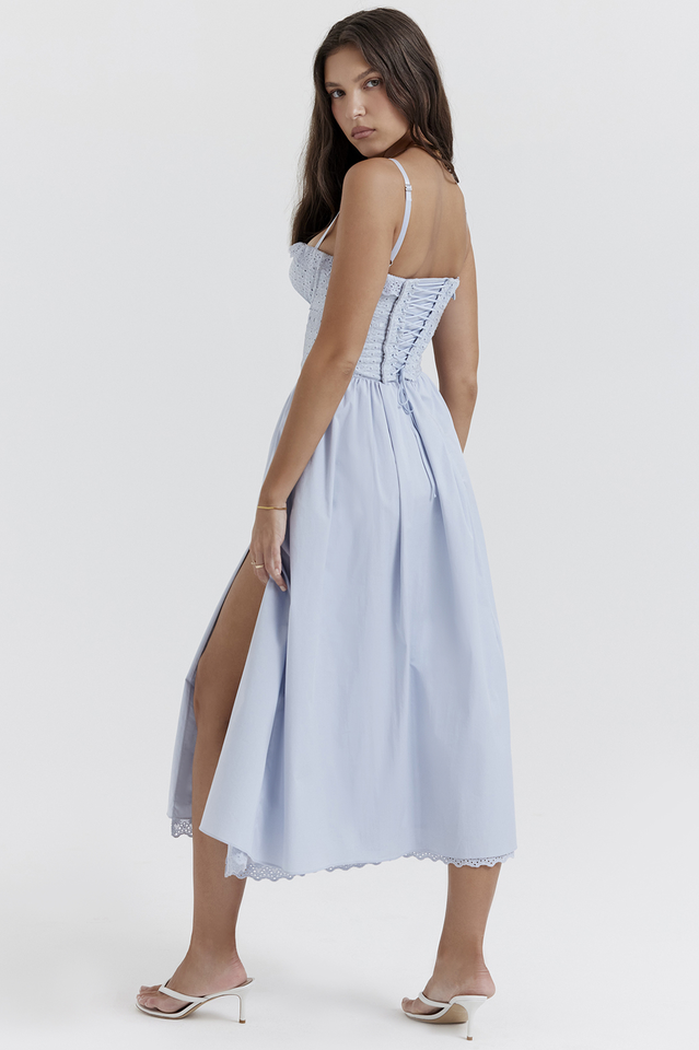 Jaime Broderie Anglais Midi Sundress