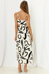 Summer Sling Printed Midi Dress