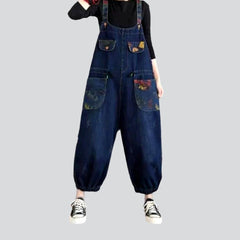 Y2k baggy women's jeans jumpsuit